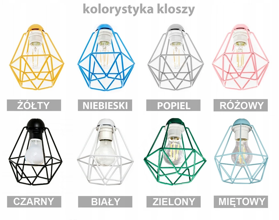 Pakabinamas lubinis šviestuvas DIAMOND COLOR 3 šviestuvas vaikų kambariui