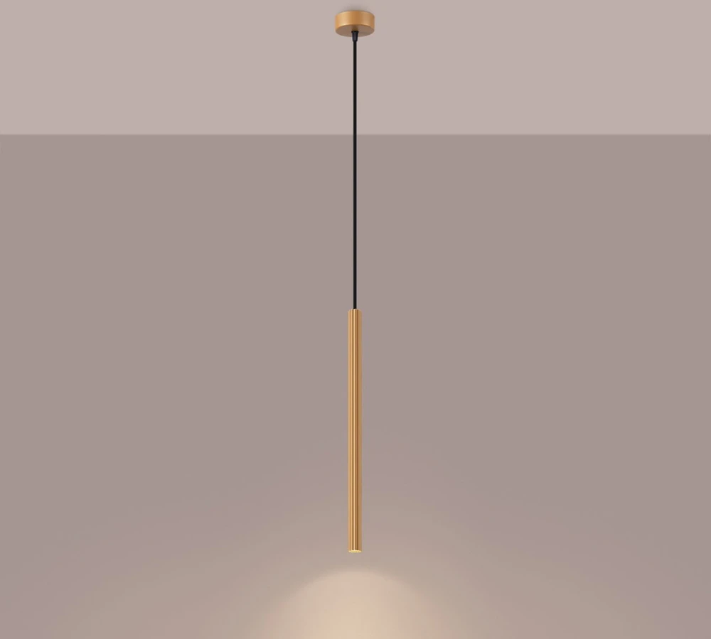 Sollux Lighting Pakabinamas šviestuvas ARCHE 1 aukso spalvos
