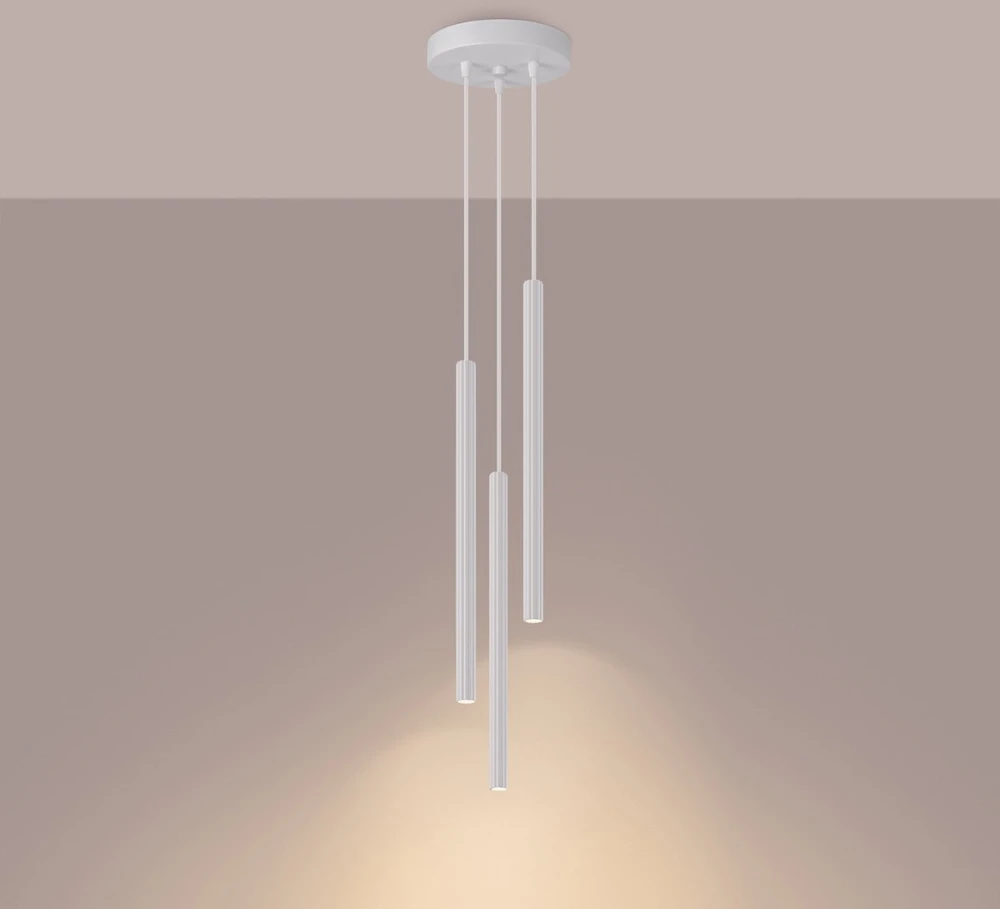 Sollux Lighting Pakabinamas šviestuvas ARCHE 3P baltas