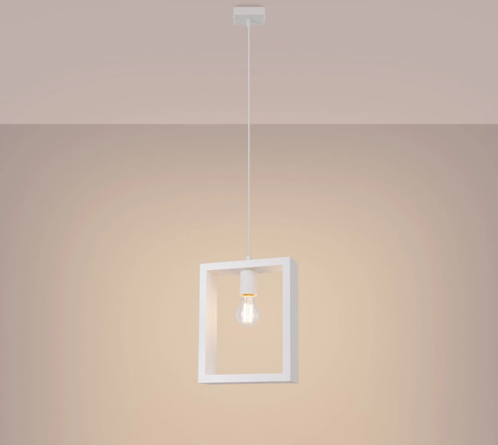 Sollux Lighting Pakabinamas šviestuvas ARIES baltas