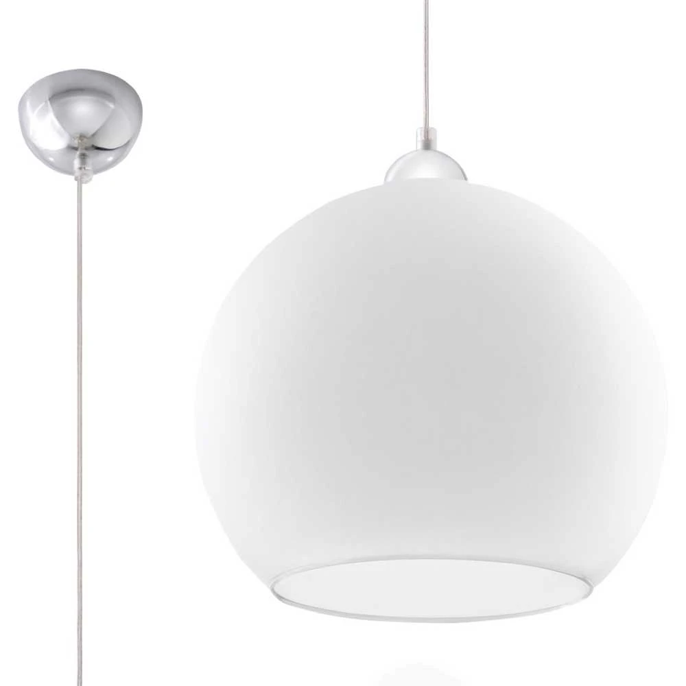 Sollux Lighting Pakabinamas šviestuvas BALL baltas