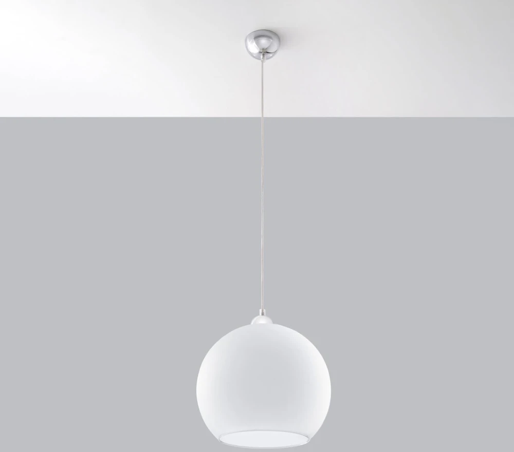 Sollux Lighting Pakabinamas šviestuvas BALL baltas