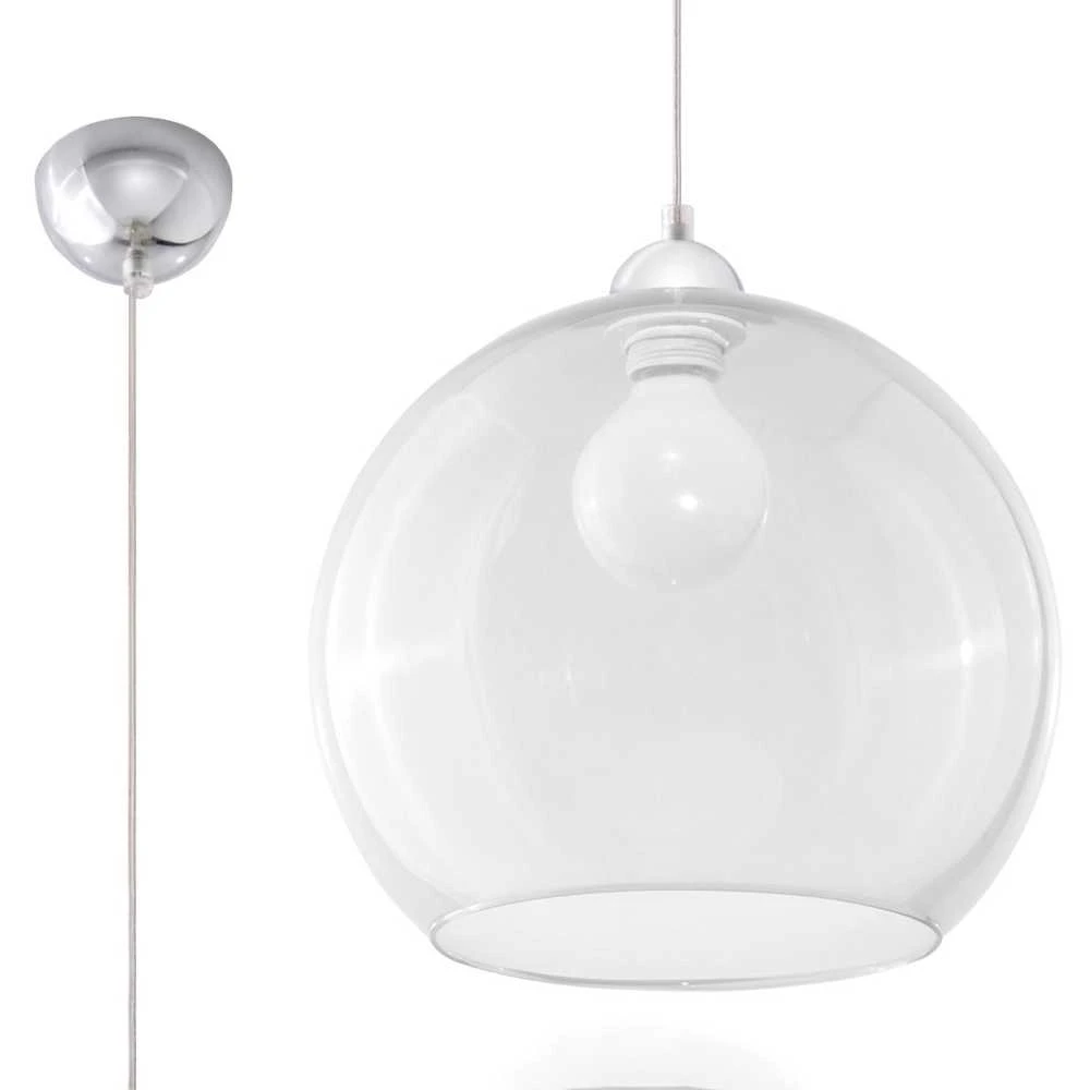Sollux Lighting Pakabinamas šviestuvas BALL skaidrus