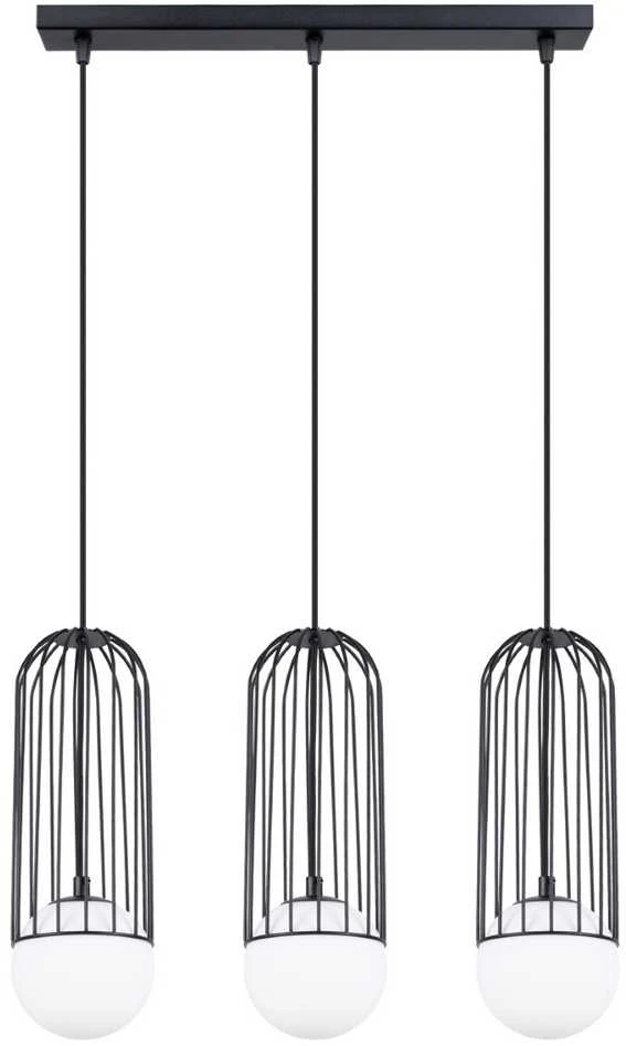 Sollux Lighting Pakabinamas šviestuvas BRINA 3L juodas