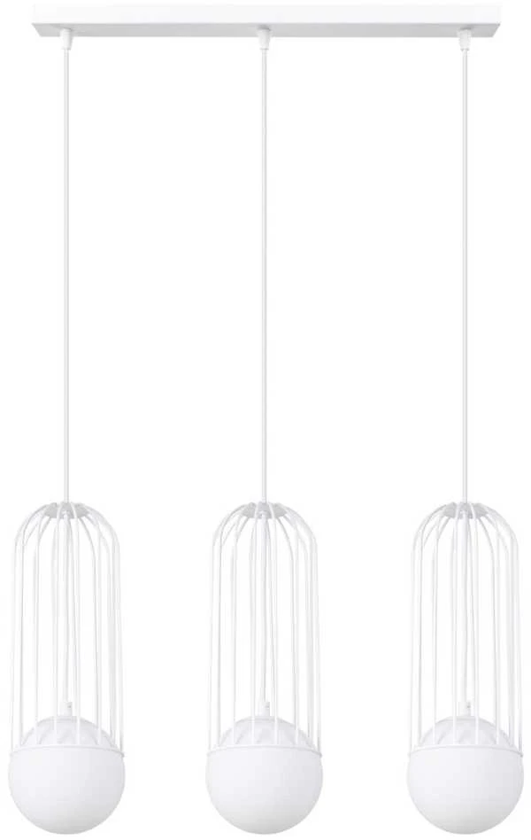 Sollux Lighting Pakabinamas šviestuvas BRINA 3L baltas