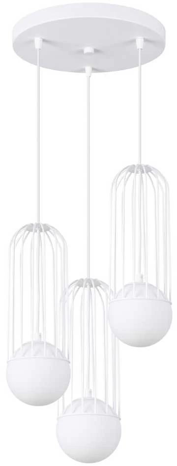 Sollux Lighting Pakabinamas šviestuvas BRINA 3P baltas