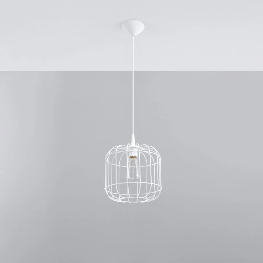 Sollux Lighting Pakabinamas šviestuvas CELTA baltas