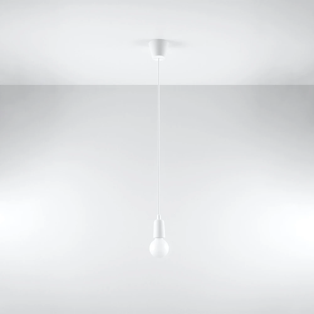 Sollux Lighting Pakabinamas šviestuvas DIEGO 1 baltas