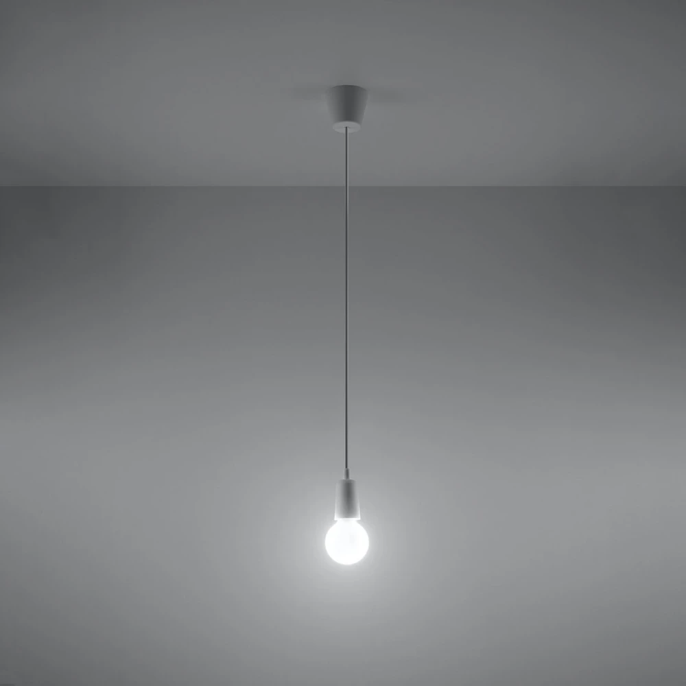 Sollux Lighting Pakabinamas šviestuvas DIEGO 1 baltas