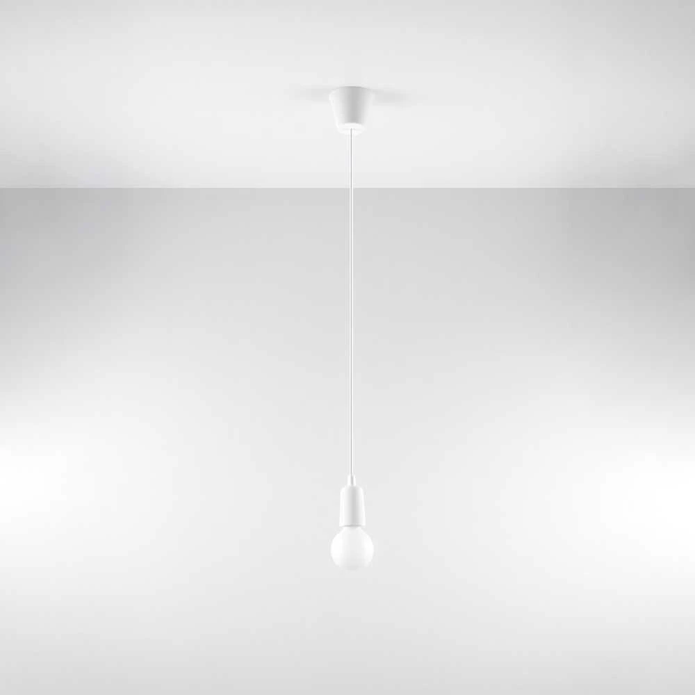 Sollux Lighting Pakabinamas šviestuvas DIEGO 1 baltas