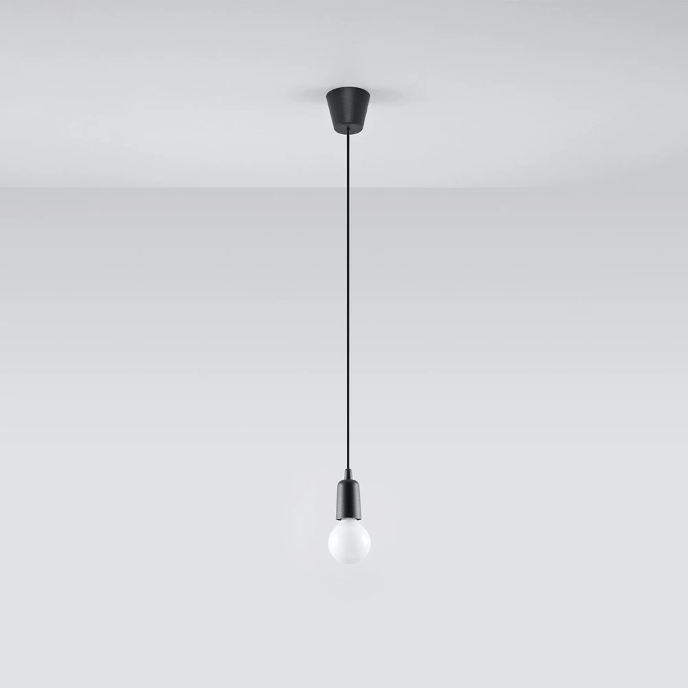 Sollux Lighting Pakabinamas šviestuvas DIEGO 1 juodas