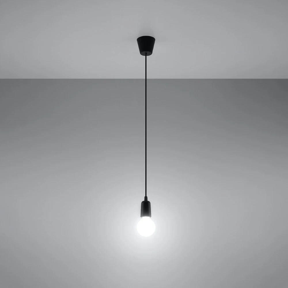 Sollux Lighting Pakabinamas šviestuvas DIEGO 1 juodas