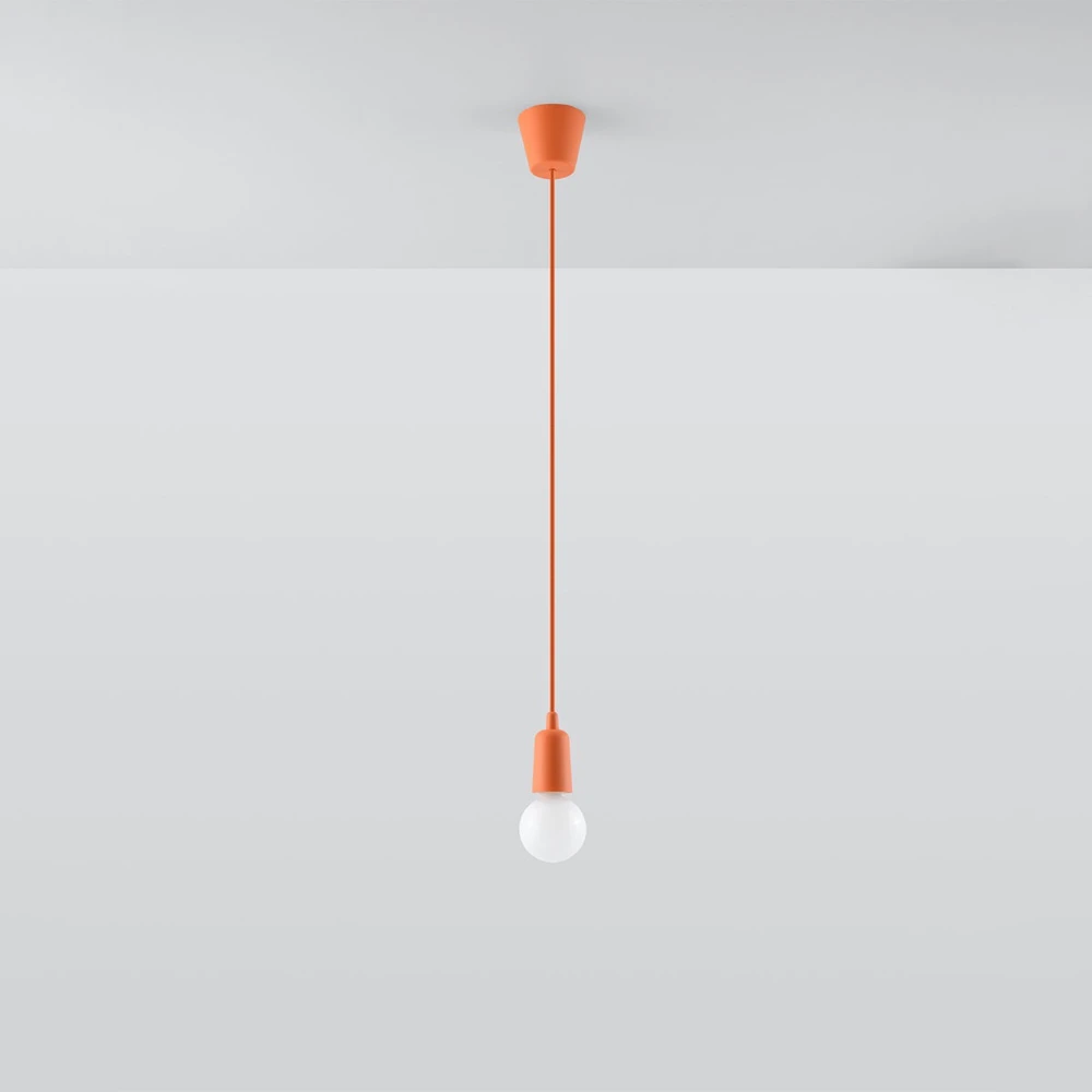 Sollux Lighting Pakabinamas šviestuvas DIEGO 1 oranžinis