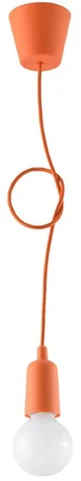 Sollux Lighting Pakabinamas šviestuvas DIEGO 1 oranžinis