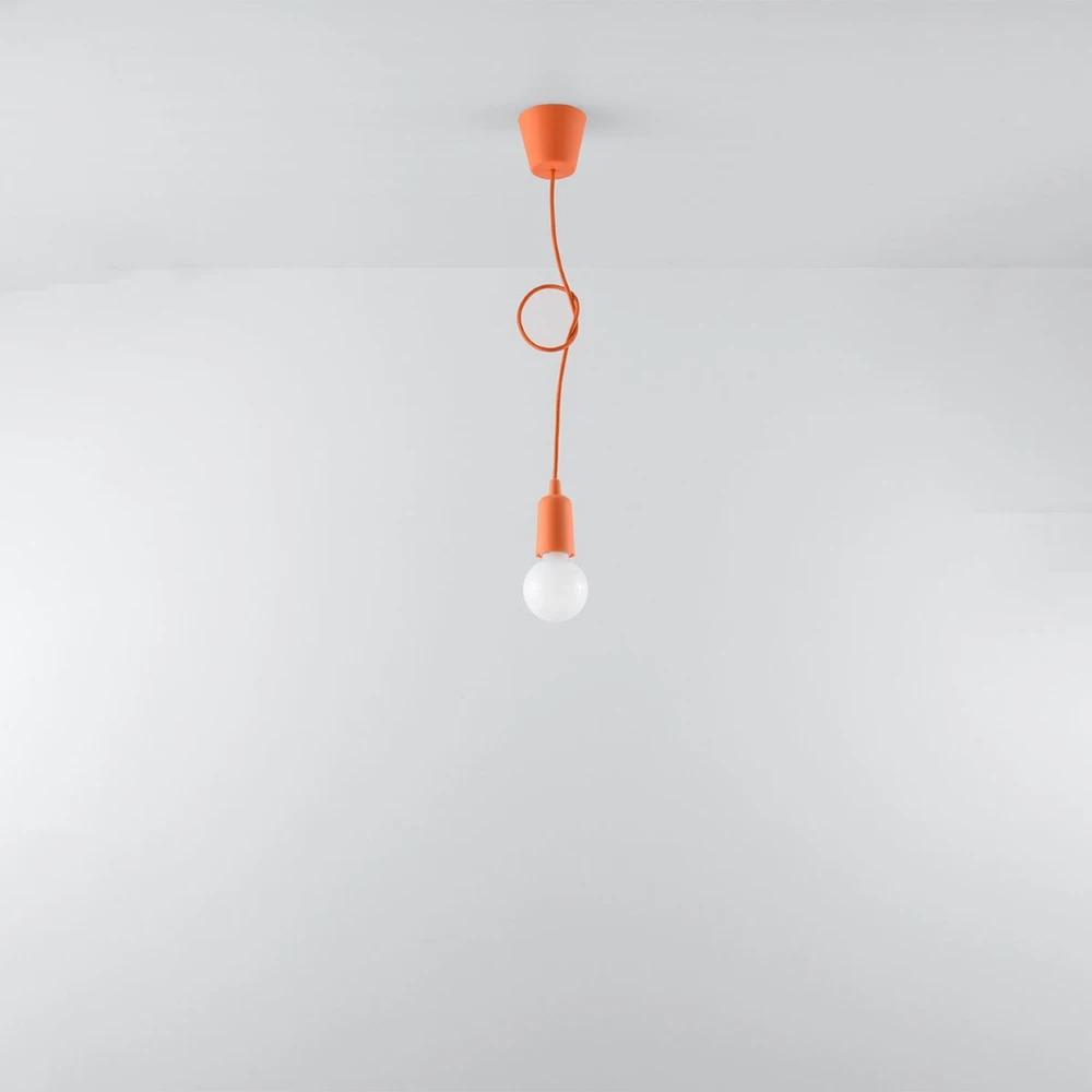 Sollux Lighting Pakabinamas šviestuvas DIEGO 1 oranžinis
