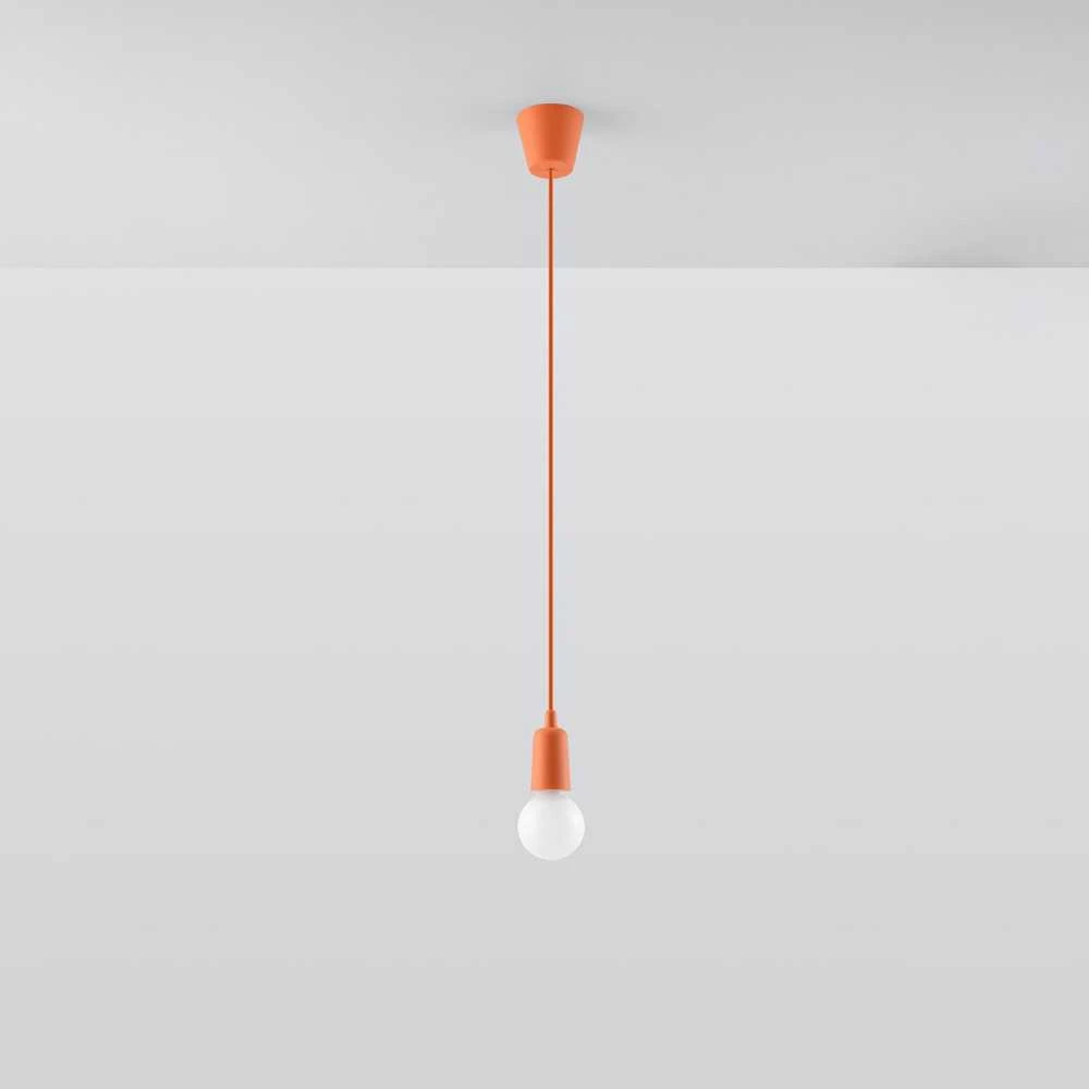 Sollux Lighting Pakabinamas šviestuvas DIEGO 1 oranžinis