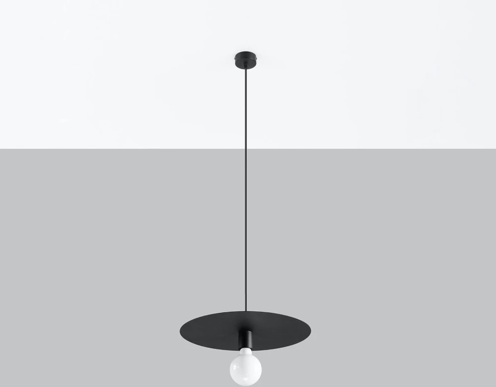 Sollux Lighting Pakabinamas šviestuvas FLAVIO juodas