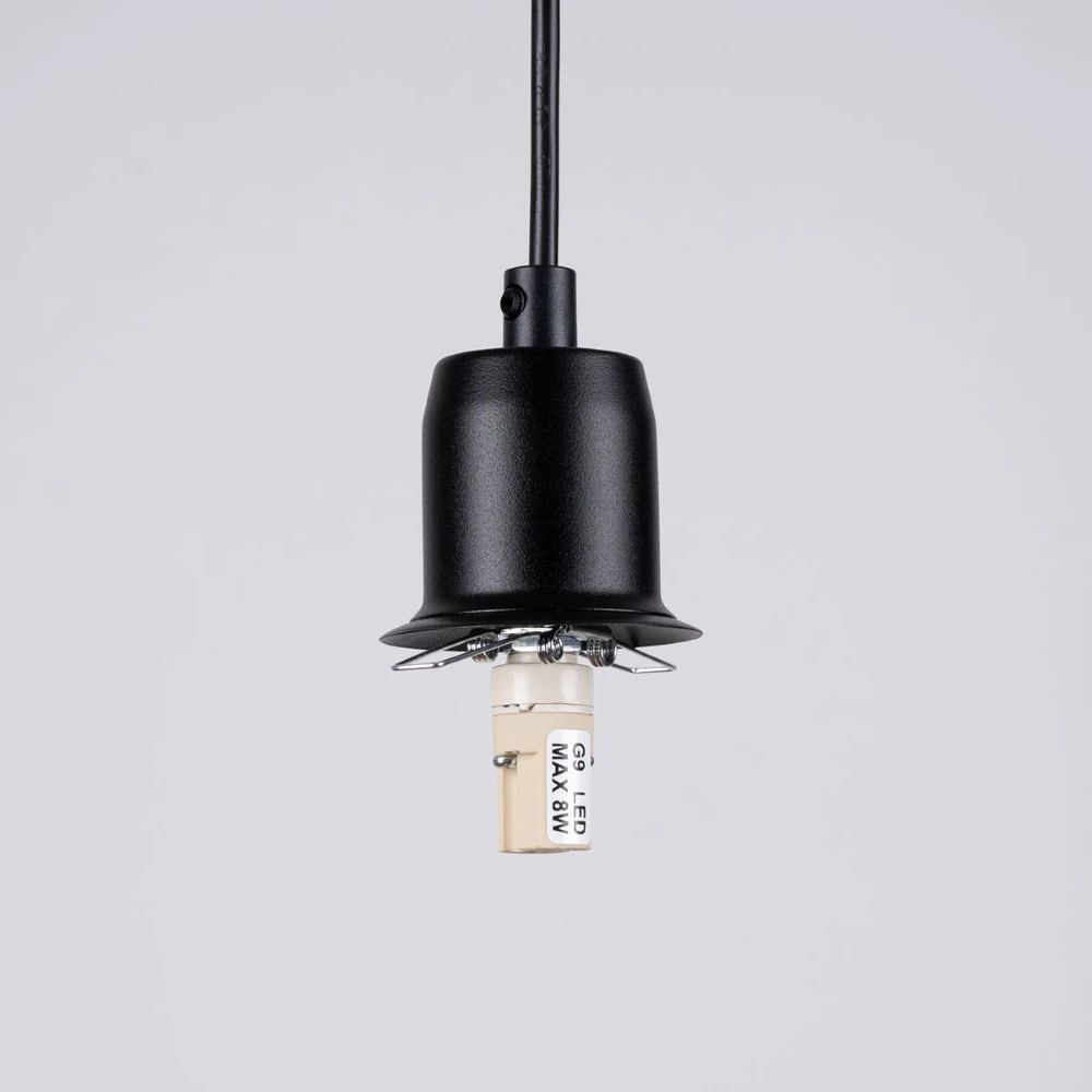Sollux Lighting Pakabinamas šviestuvas HYPERION 1 juodas