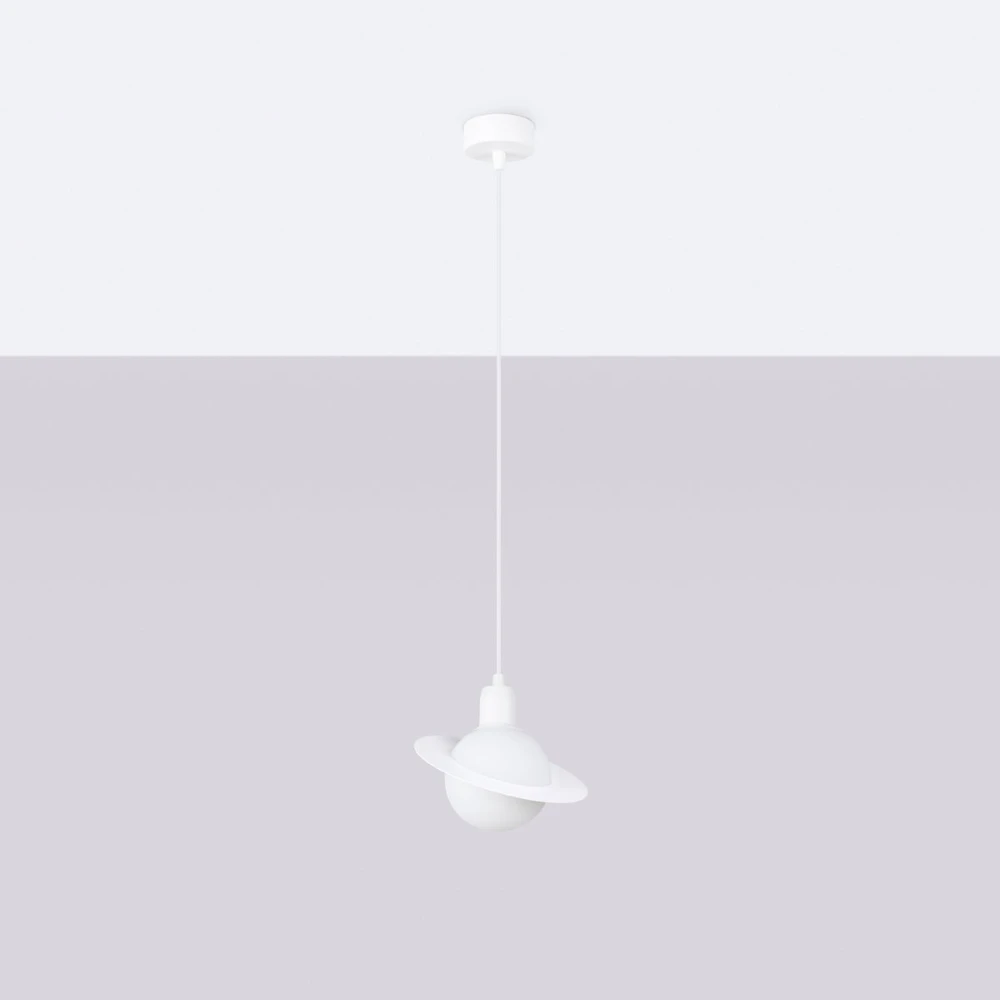 Sollux Lighting Pakabinamas šviestuvas HYPERION 1 baltas