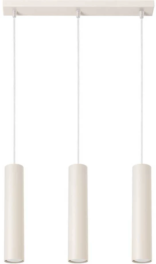 Sollux Lighting Pakabinamas šviestuvas LAGOS 3L smėlio spalvos