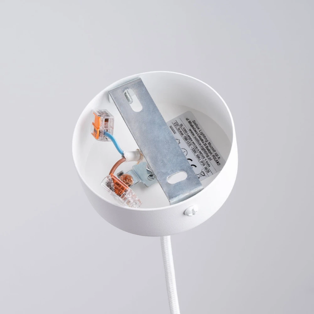 Sollux Lighting Pakabinamas šviestuvas NICUS 1 baltas