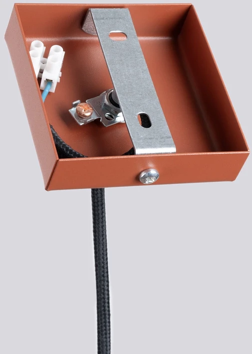 Sollux Lighting Pakabinamas šviestuvas PASTELO 1 raudona ochra