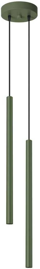 Sollux Lighting Pakabinamas šviestuvas PASTELO 2 alyvuogių žalia
