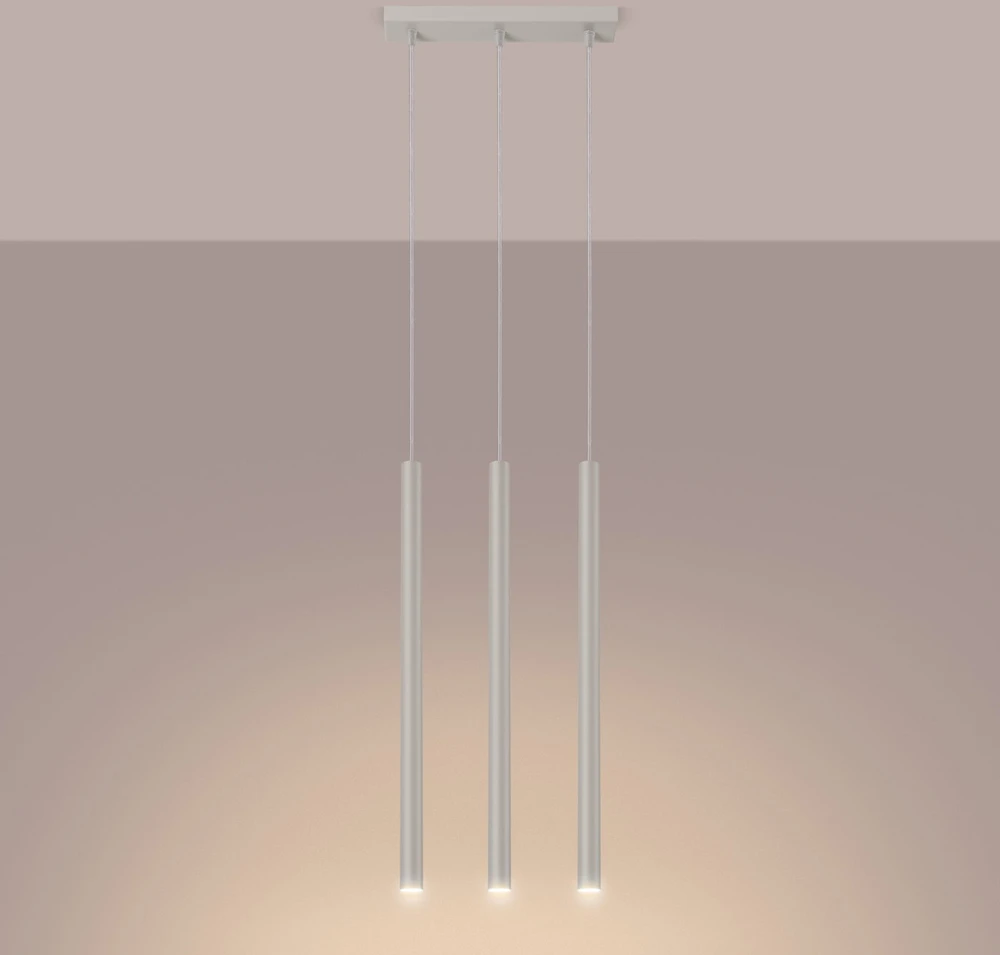 Sollux Lighting Pakabinamas šviestuvas PASTELO 3 beige
