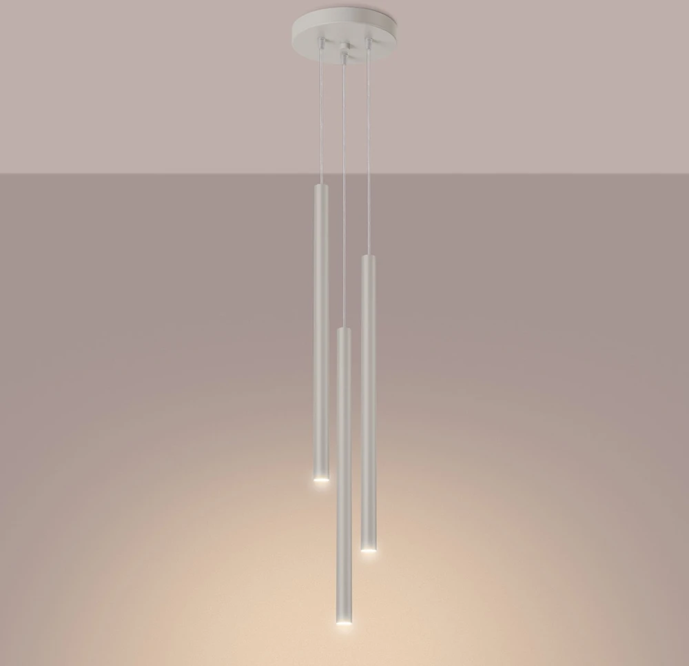 Sollux Lighting Pakabinamas šviestuvas PASTELO 3P beige