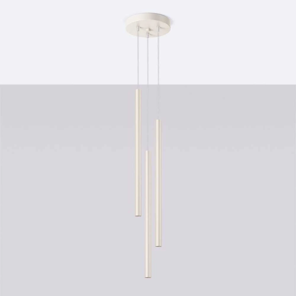 Sollux Lighting Pakabinamas šviestuvas PASTELO 3P beige