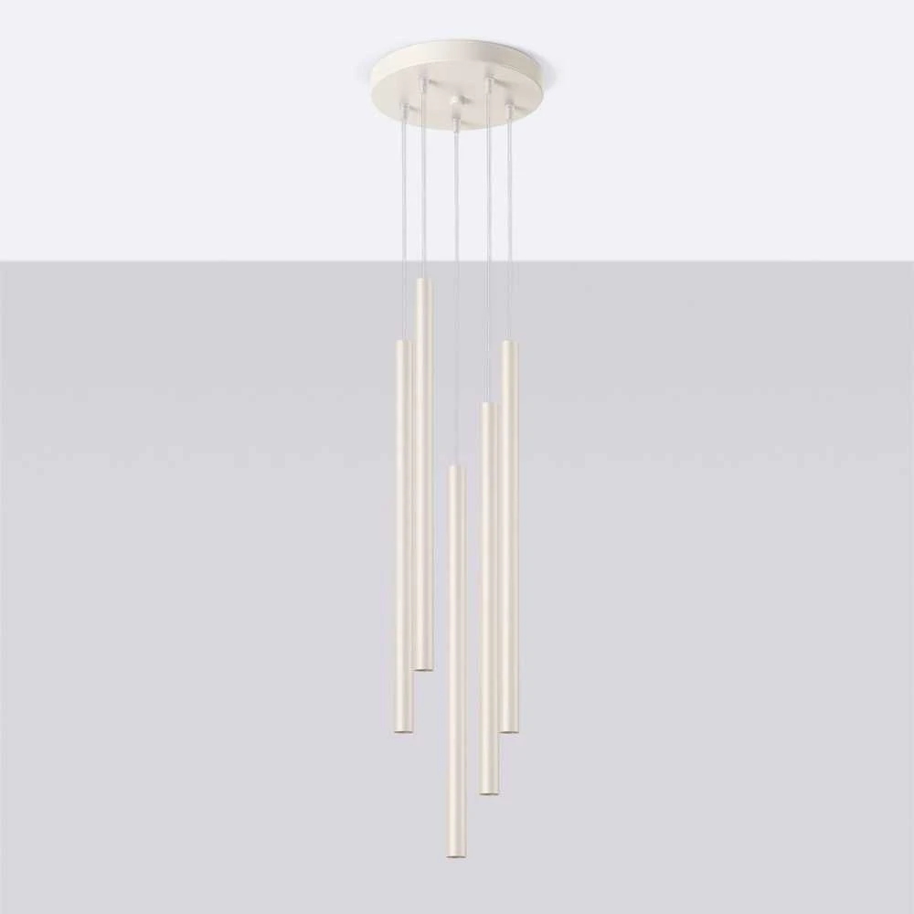 Sollux Lighting Pakabinamas šviestuvas PASTELO 5P beige