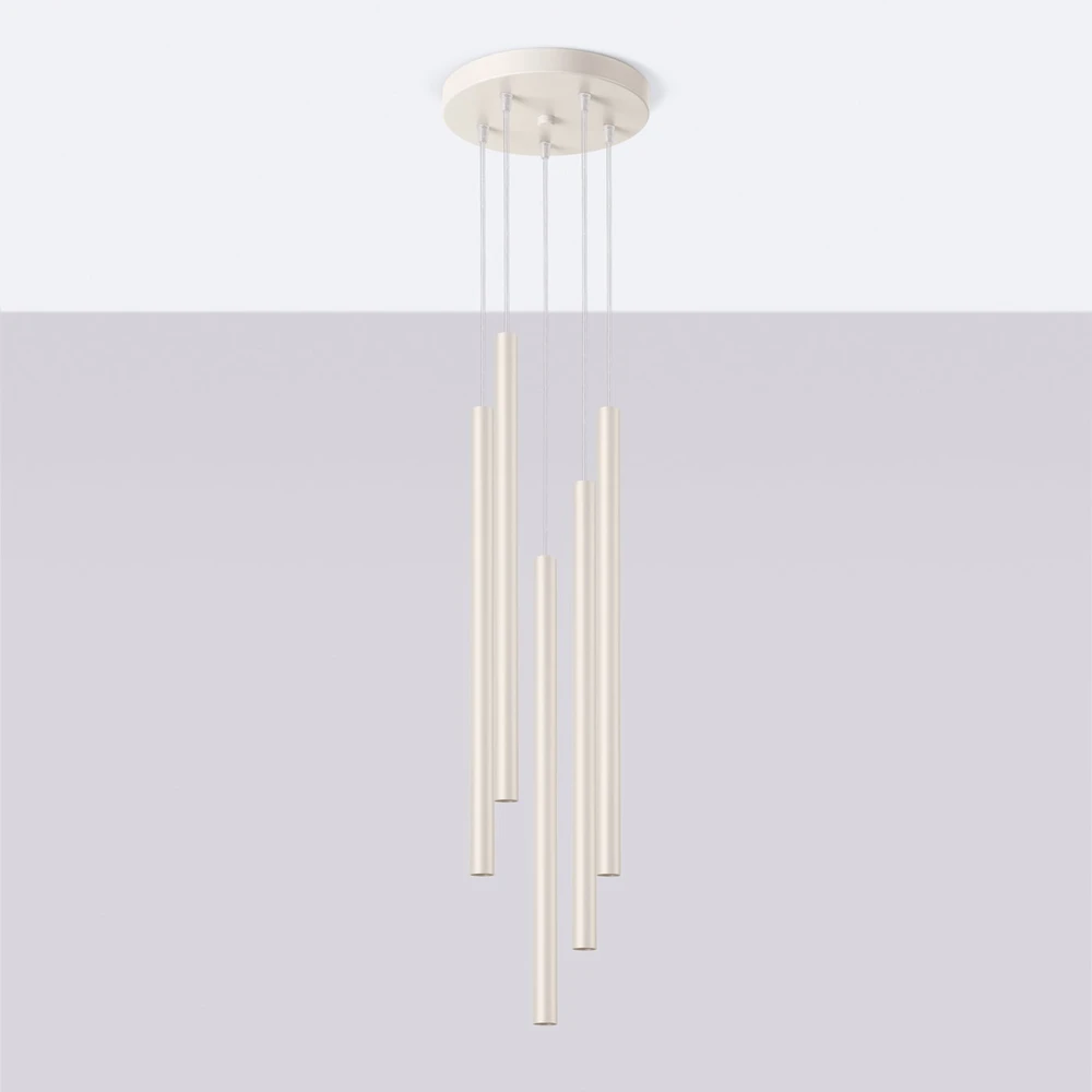 Sollux Lighting Pakabinamas šviestuvas PASTELO 5P beige
