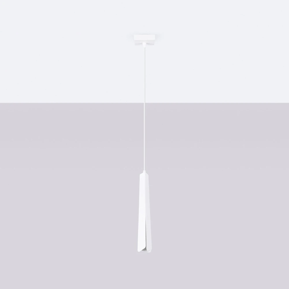 Pakabinamas šviestuvas Sollux Lighting Pakabos lempa PRYSM 1 blanc