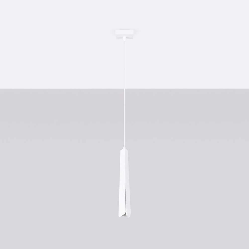 Pakabinamas šviestuvas Sollux Lighting Pakabos lempa PRYSM 1 blanc