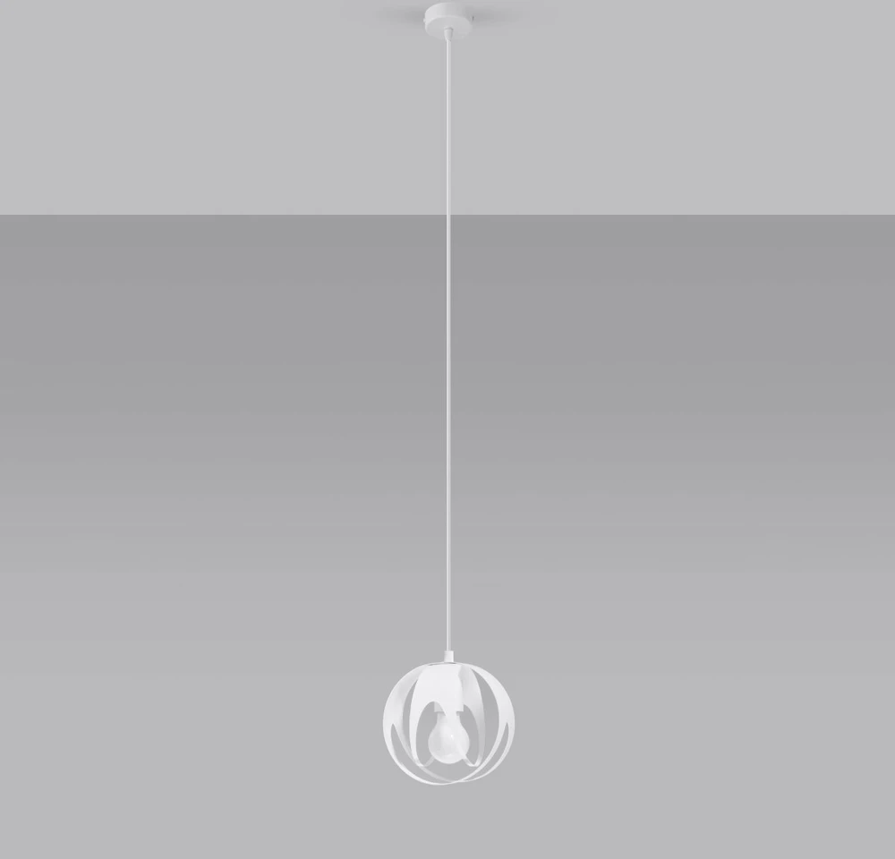 Sollux Lighting Pakabinamas šviestuvas TULOS 1 baltas