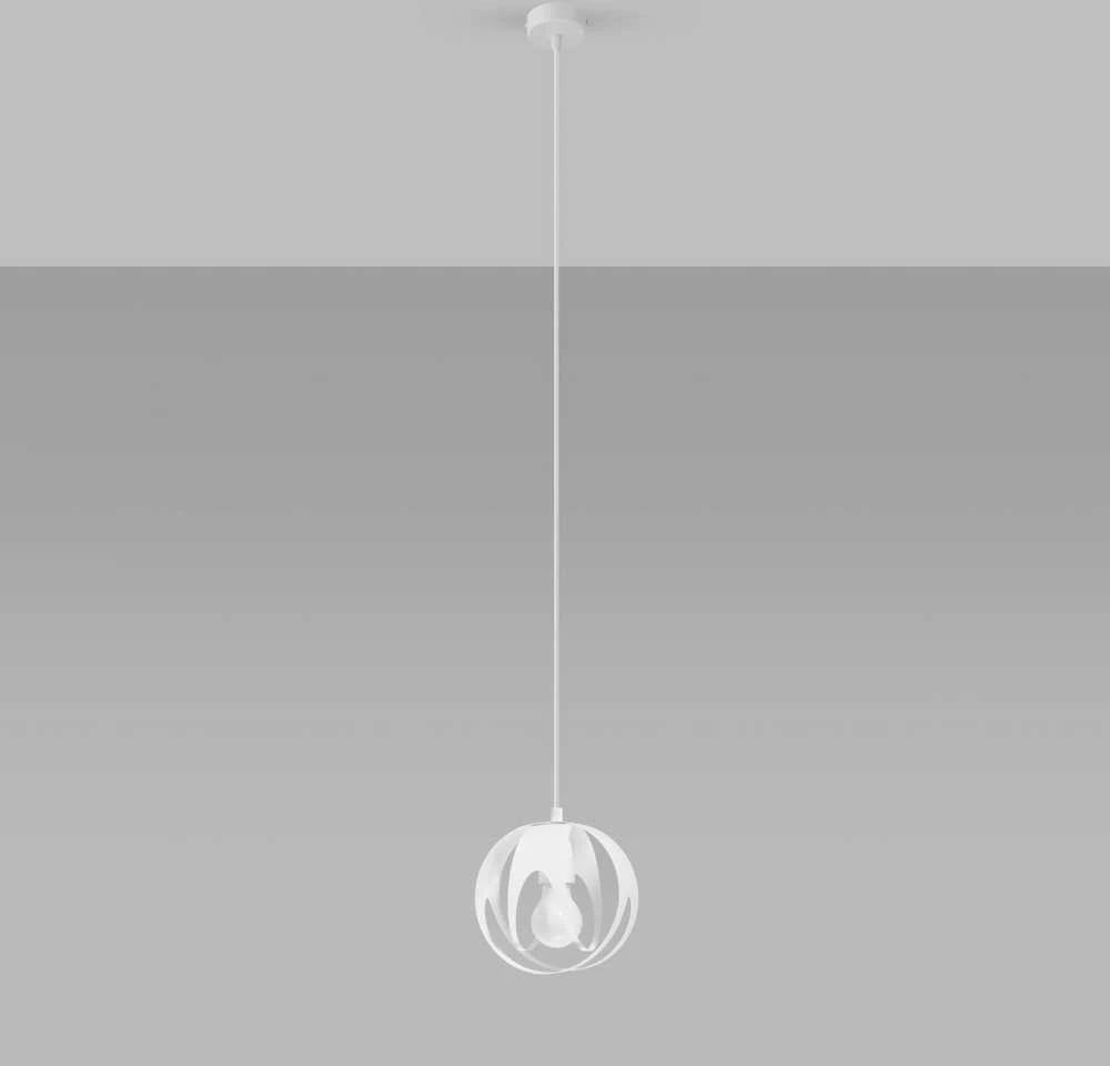 Sollux Lighting Pakabinamas šviestuvas TULOS 1 baltas