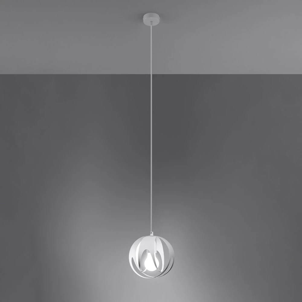 Sollux Lighting Pakabinamas šviestuvas TULOS 1 baltas