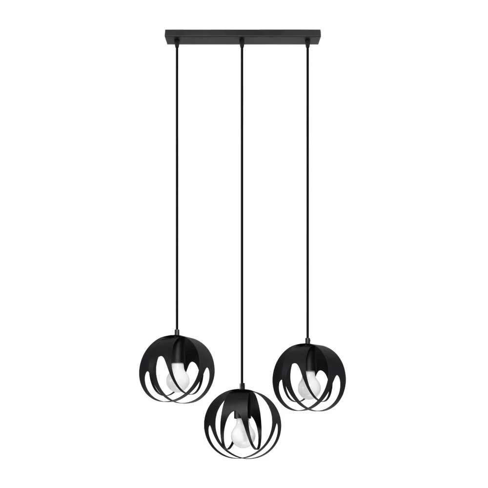 Sollux Lighting Pakabinamas šviestuvas TULOS 3L juodas