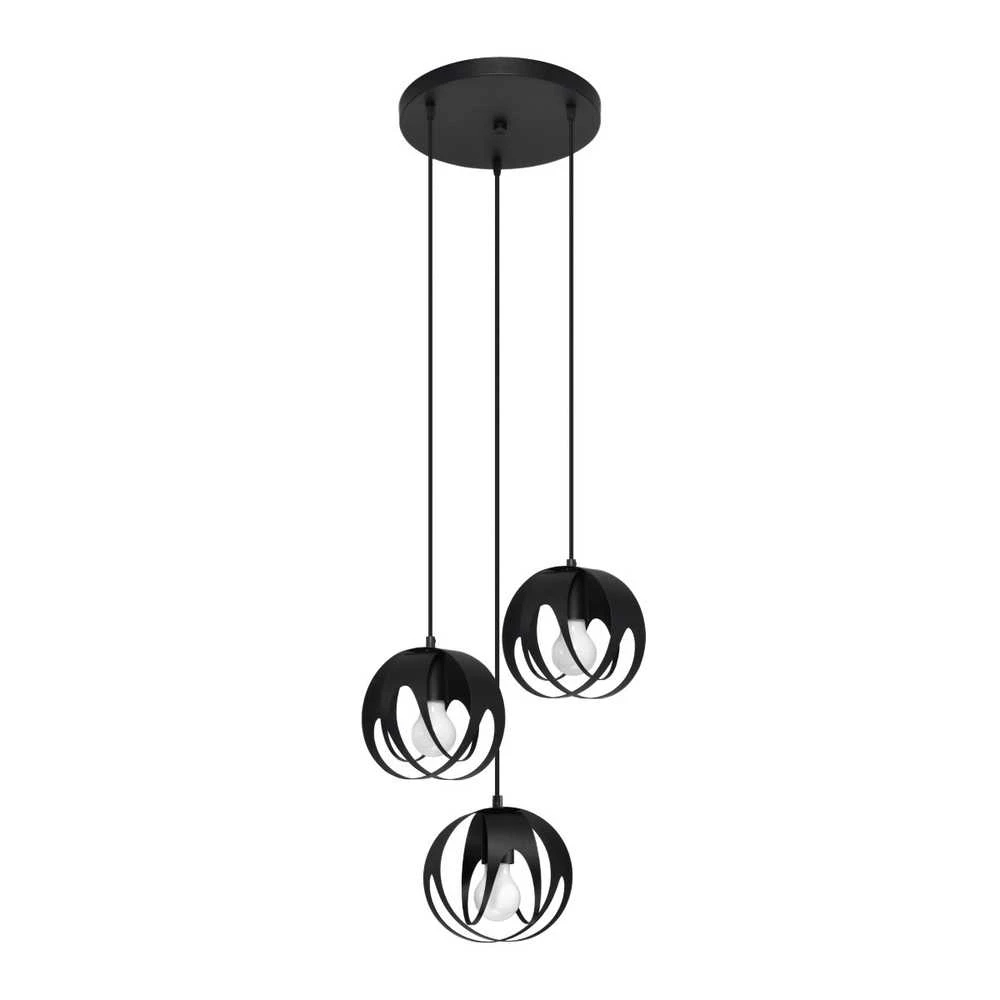 Sollux Lighting Pakabinamas šviestuvas TULOS 3P juodas