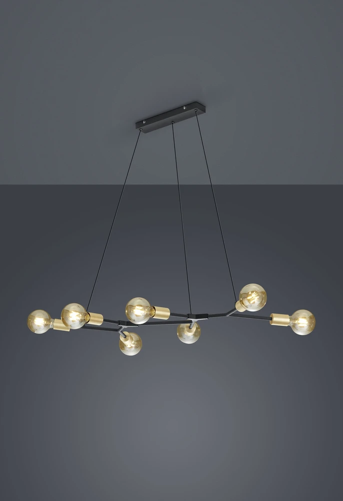 Pakabinamas šviestuvas TK LIGHTING NICOL 1, 1xE27 15W LED