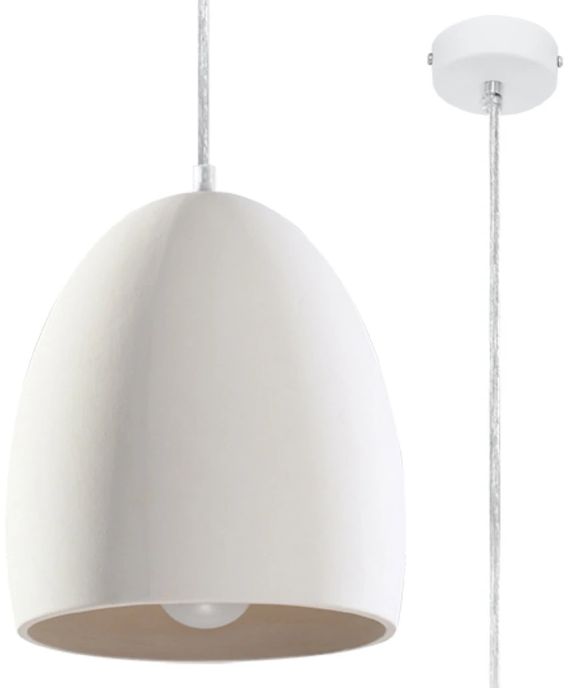 Tkkrywult Pakabinamas šviestuvas TK LIGHTING NORD Baltas 1, 1xE27 , LED 15W