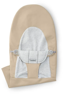 Pakaitinis audinys gultukui BabyBjörn Woven Jersey, beige/pilkas