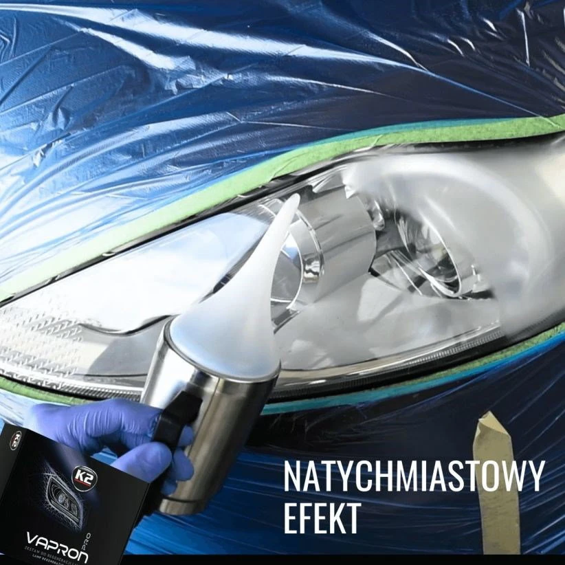 Pakartotinai pripildytas priekinių žibintų regeneracijos skysčio virdulys K2 Vapron, 600ml