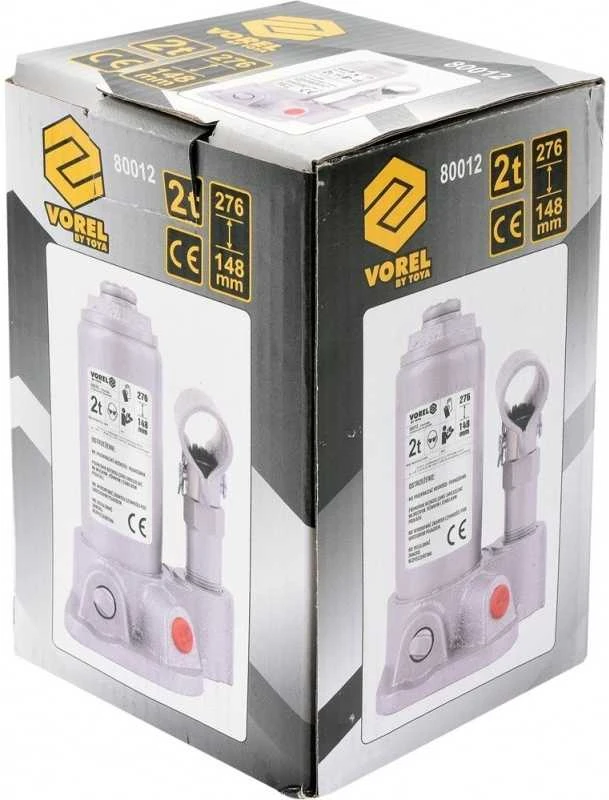 VOREL DŹWIGNIK TŁOKOWY HYDRAULICZNY 20T 217 - 402mm 80082