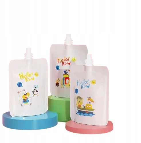 Paketėliai, Daugkartiniai maisto vamzdeliai, putėsiai, 3 vnt