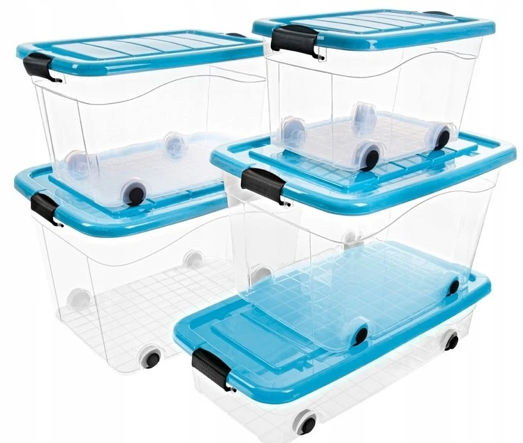 Pako POJEMNIK NA ZABAWKI UBRANIA + KÓŁKA PLASTIKOWY 20L