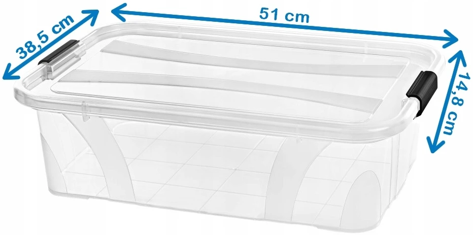 Pako Pojemnik Plastikowy Pudełko Organizer Na Žaislai I Drobiazgi Pokrywa 21L