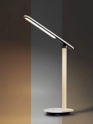 Pakraunamas darbastalio LED šviestuvas PHILIPS IVORY, 5 W, 3000/4000/5000 K, 130 lm, dimer., h34 cm