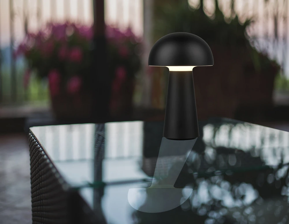 Belideco Pakraunamas stalinis LED šviestuvas REALITY LENNON, IP44, 2W, max180lm, 3000K, nešiojamas, ø13xh21cm