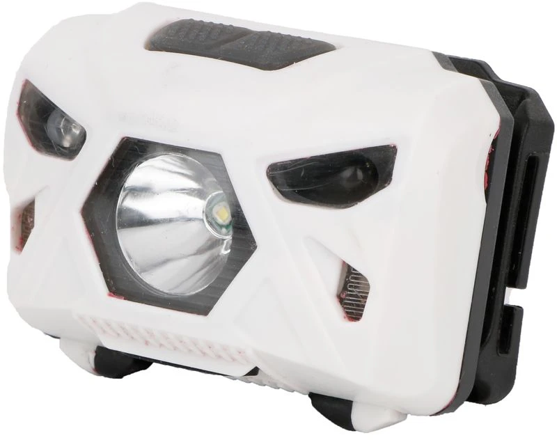 Pakraunamas žibintas ant galvos Entac 5W XPE+Raudonas USB Sensor